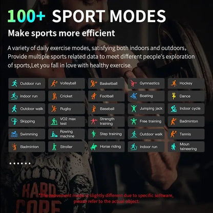 2025 New Watch 10 For Xiaomi Global Version Men Women HD AMOLED Screen Heart Rate BT Call GPS Track Sports Waterproof SmartWatch