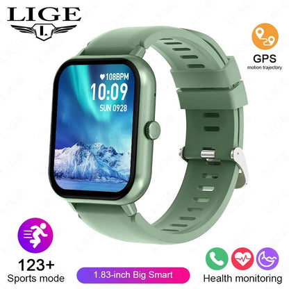 LIGE Smart Watch Women Smartwatch 2024  Bluetooth Answer Call Voice Assistant Whatsapp Reminder IP67 waterproof Men Smart Watch