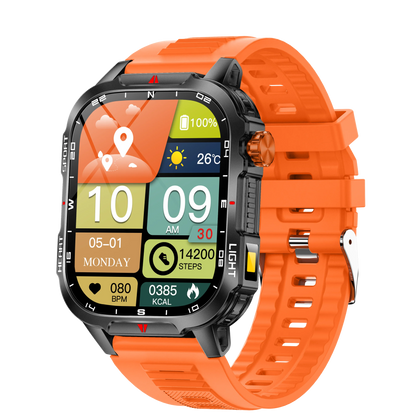 2025 New Smart Watch Voice Assistant 2.01"HD Screen Bluetooth Call Waterproof 1100mAh Big Battery Compass Outdoor Sport Watches