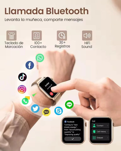 New GPS Watch 10 Smart Watch Men HD AMOLED Memory Music 3D Surround Bluetooth Call Waterproof Smartwatch Woman For Android IOS