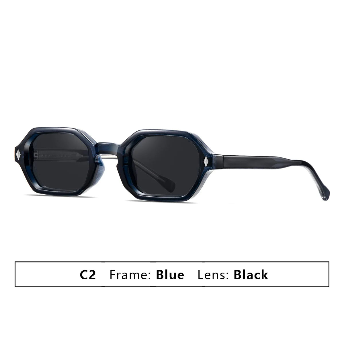 Fashion New Sunglasses European and American Style Square Small Frame Unisex Outdoor Street Photography Sunshade Sunglasses