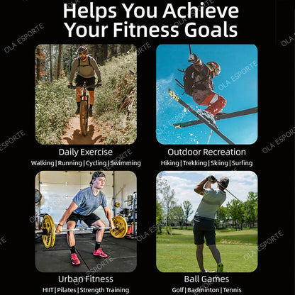 2 in 1 Smart Watch GPS Tracker Compass Built in Headphones Bluetooth Call Smartwatch Health Monitor Fitness Men Sports Watches