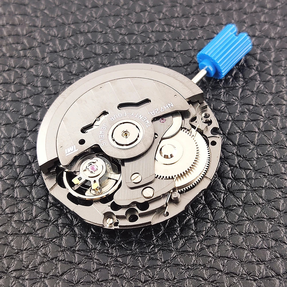 NH72 Movement 24 Jewels Japanese NH72 Movement Watch Movement Replacement Parts Watch Accessories without Calendar Movement