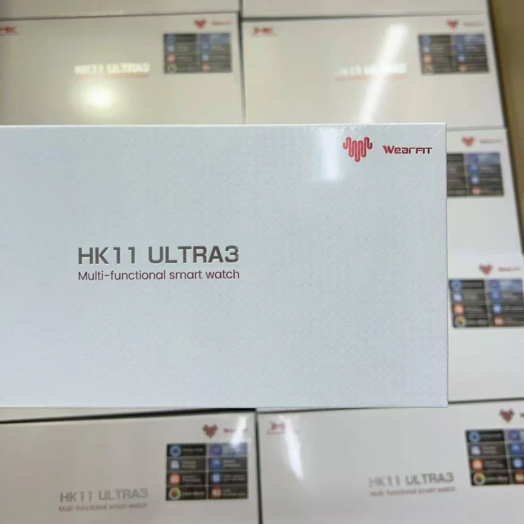HK11 Ultra 3 Smart Watch Amoled Screen 2GB AI Translate Local Album Music  Sports Watch Men's Smart Watch HK10 Ultra3max Upgrade