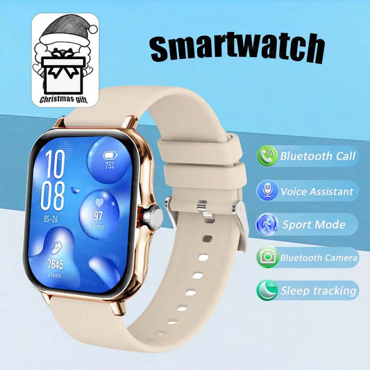 Classic Smartwatch Men 1.83HD Full Screen Bluetooth Call Health Tracker Sport Modes Multifunction Christmas Gift Watches Fashion