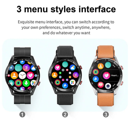 New Luxury Men Smart Watches Fitness Clock Waterproof Sports Watch AI BT Call Smartwatches for Women Android Xiaomi Huawei 2025