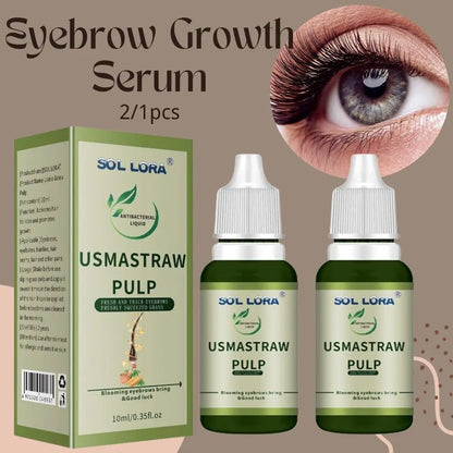 Eyebrow Growth Serum Usma Stick Thick Eyelashes Fresh Usman Grass Juice Nutrition Liquid Extension For Intensive Lengthening