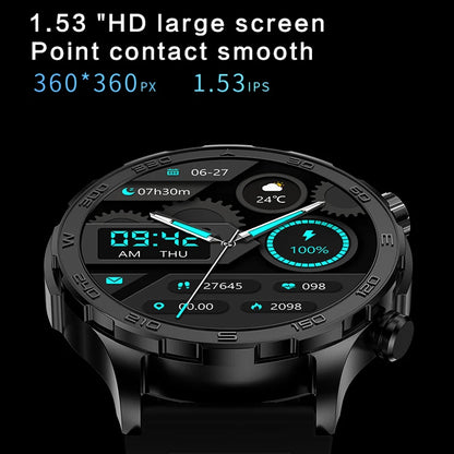 2025 New Smart Watch Watch HD Screen Bluetooth Call GPS Trajectory NFC Heart Rate Compass Outdoor Sports Waterproof SmartWatch