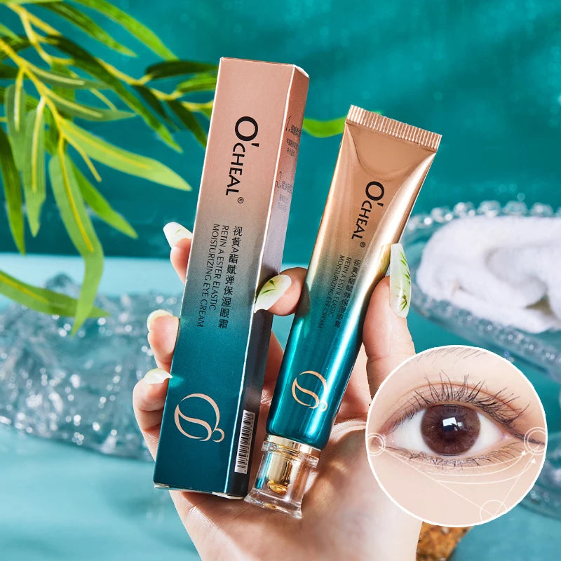 Ouqianya Retinol Eye Cream Moisturizing Firming Dark Circle Care Fine Line Treatment Anti-Wrinkle Daily Use,Under Eye Care