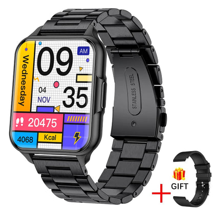 LIGE Bluetooth Call Smart Watch Men Women Health Blood Oxygen Fitness Sports Watches Man Waterproof Smartwatch For Android IOS