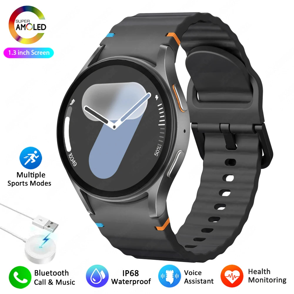 Watch 7 mini NFC GPS Smart Watch Women Health Sport Watch AMOLED Display Heart rate Games Bluetooth call Waterproof Men Watch