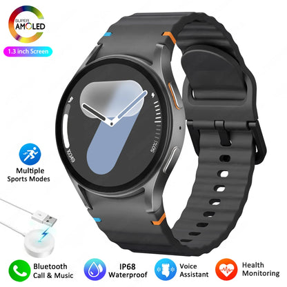Watch 7 mini NFC GPS Smart Watch Women Health Sport Watch AMOLED Display Heart rate Games Bluetooth call Waterproof Men Watch
