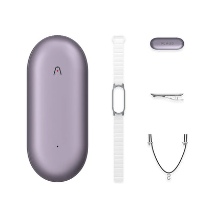 PLAUD NotePin Wearable AI Voice Recorder, AI Notetaker, Smart Transcription & Summarization, with Wristband & Lanyard