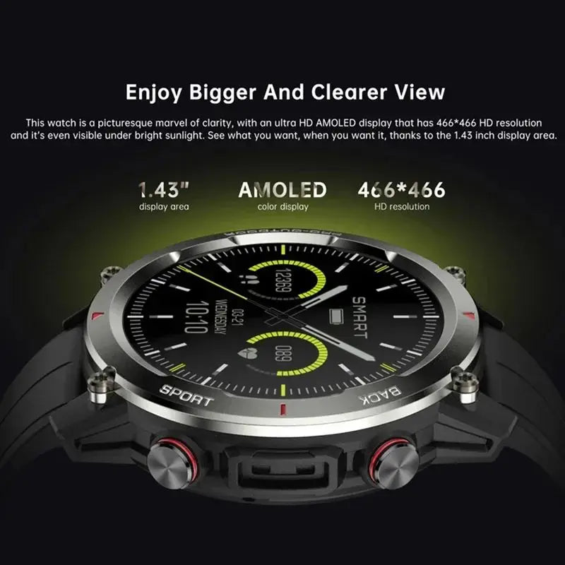 Waterproof Smartwatch Men Bluetooth Voice Call Message Sports Fitness Smart Watch Women Music Playback  Health Monitor Bracelet