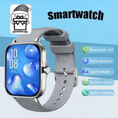 Classic Smartwatch Men 1.83HD Full Screen Bluetooth Call Health Tracker Sport Modes Multifunction Christmas Gift Watches Fashion