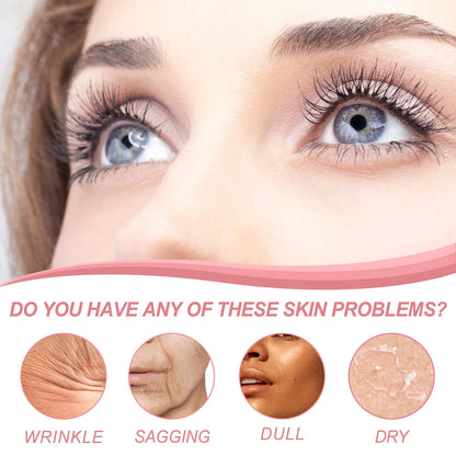 EELHOE 5 in 1 Face Serum Anti-Wrinkle Collagen Boost Fade Dark Spots Remover Whiten Skin Moisturizing Face Pore Shrinking Serum