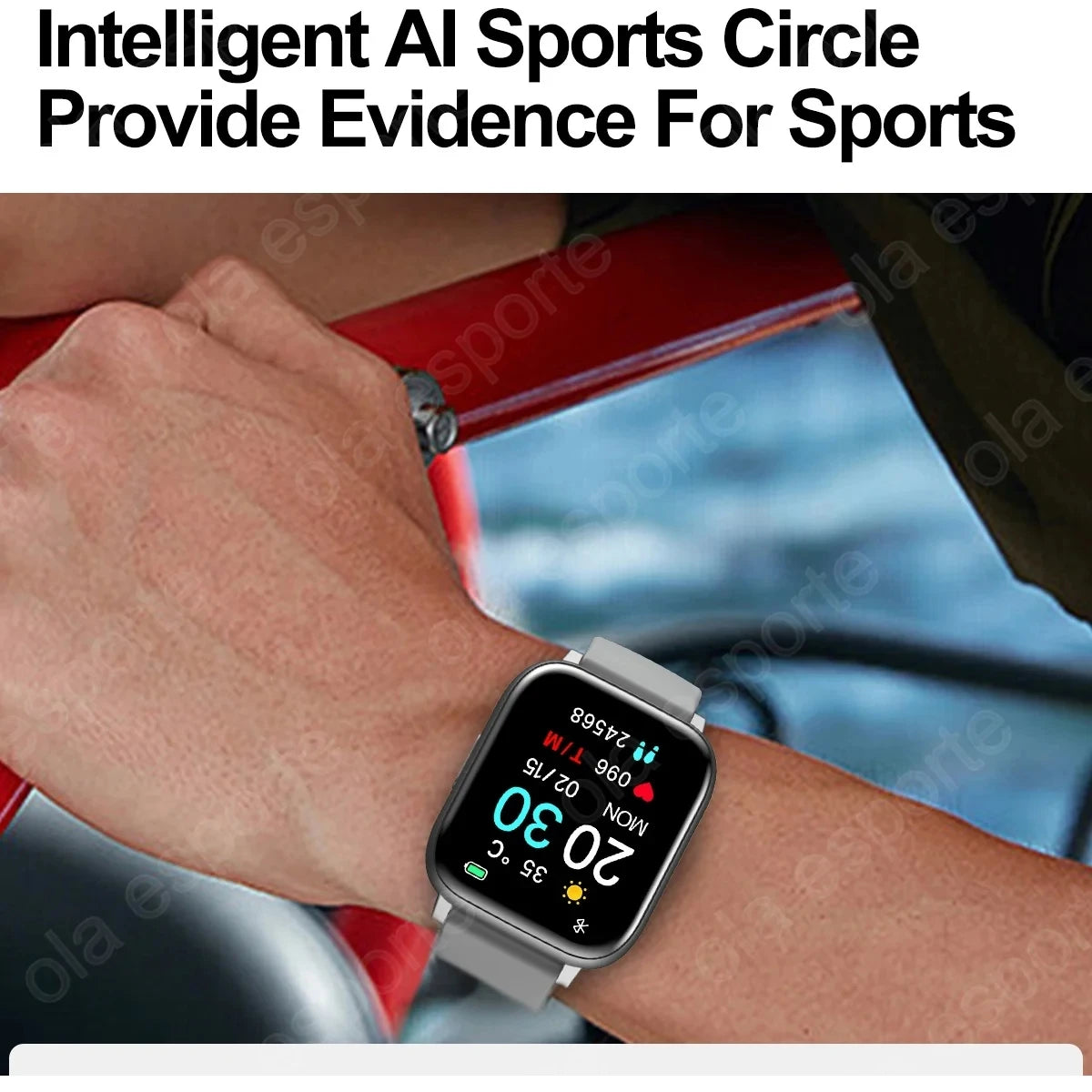 New SmartWatch 1.77" Big Color Screen Full Touch Custom Dial Smart Watch Bluetooth Call with App Support Smart Watch Women Men