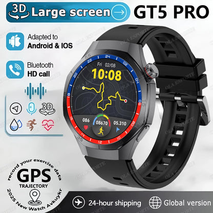 New Men Smart Watch 300mAh Large Battery HD AMOLED Screen Call Smartwatch Women Multiple Sports Modes Waterproof Sports Watches