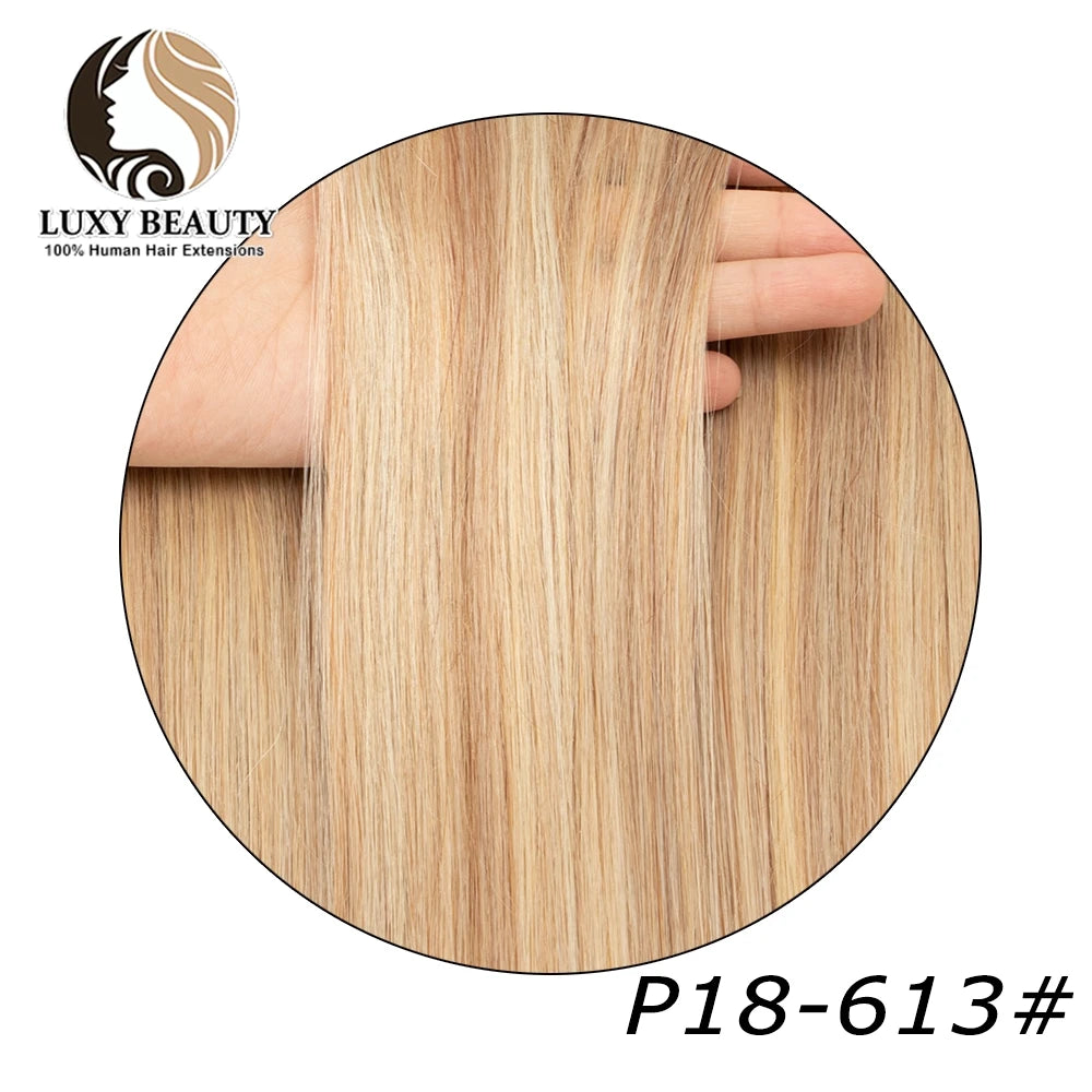 6D-1 Hair Extensions For Salon DIY 6D-1 Generation 100% Human Hair Extensions Micro Beads Blonde 60# 0.g/Strand Virgin Remy Hair