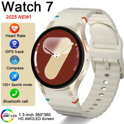Watch 7 mini NFC GPS Smart Watch Women Health Sport Watch AMOLED Display Heart rate Games Bluetooth call Waterproof Men Watch