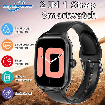 For Android IOS New Smart Watch Bluetooth Call Fitness Tracker Heart Rate Monitor Alarm Clock Outdoor Sports Monitoring Watches