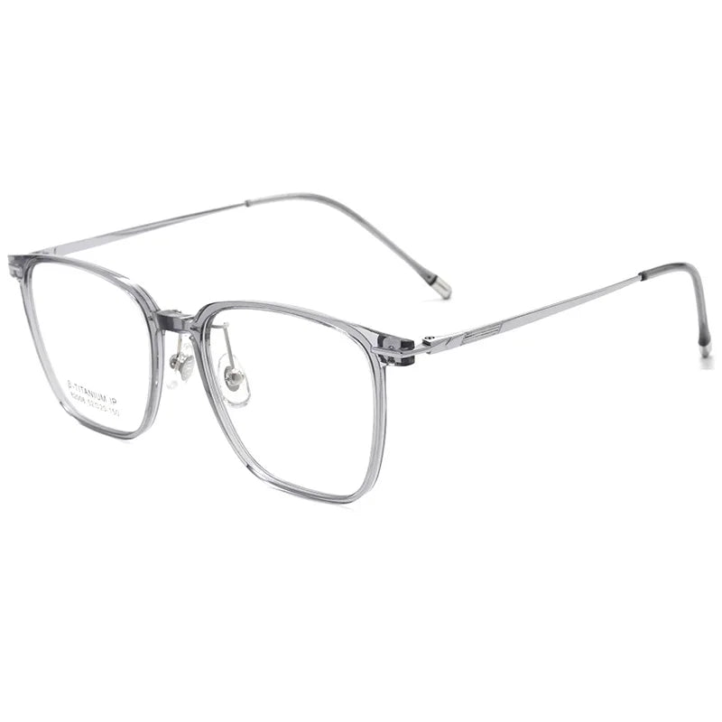 Ultralight TR90 β-Titanium Square Optical Frame for Women Flexible Anti-Slip Plastic Glasses for Daily Wear & Business Casual