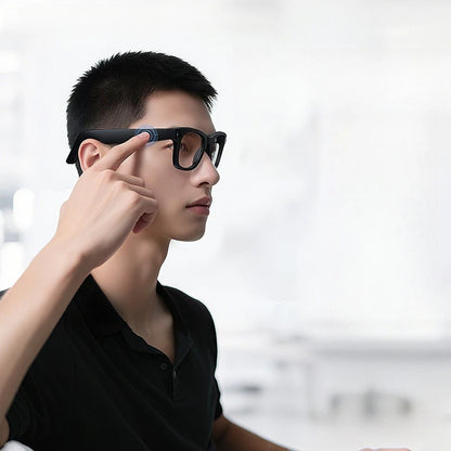AI Smart Bluetooth Translation Glasses with 8MP HD Camera Anti-Shake Photo and Video Recording Sunglasses