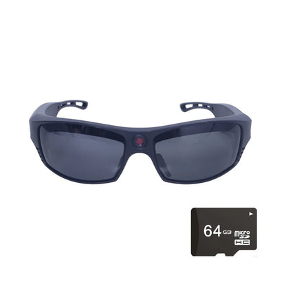 1080P Mini Camera Video Glasses AI Translation Sport Sunglasses with Bluetooth Speakers Call Action Camera Music Smart Glasses