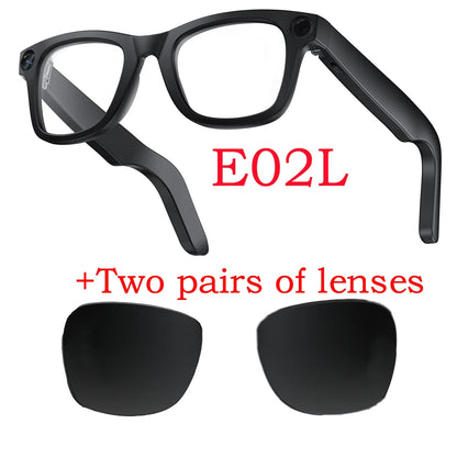 Fashion Smart Glasses Real-Time Translation 800W Camera 1080P Video Recording Anti-Shake Smart Image Recognition Sunglasses