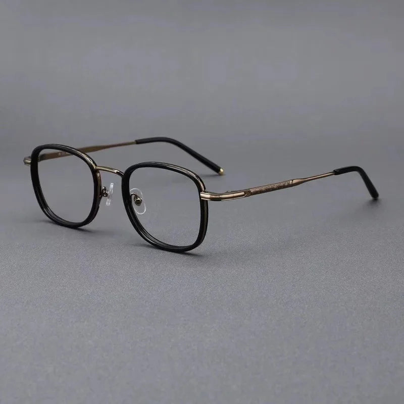 New Myopic Prescription Glasses Frame Women Men Art Metal Optical Eyeglass Frame INS Fashion Retro Anti Blue Light Eyewear