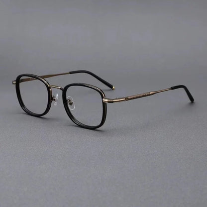 New Myopic Prescription Glasses Frame Women Men Art Metal Optical Eyeglass Frame INS Fashion Retro Anti Blue Light Eyewear