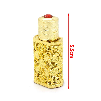 1Pc 3ml Mini Antiqued Perfume Refillable Bottle Arab Style Essential Oils Atomizer Perfume Spray Bottle
