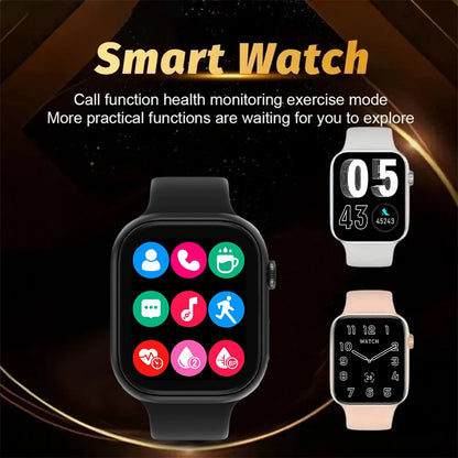 LAXASFIT New Smart Watch 1.73 inch Color Screen Full Touch Custom Dial Bluetooth Call Men Women Smart Watch Android IOS
