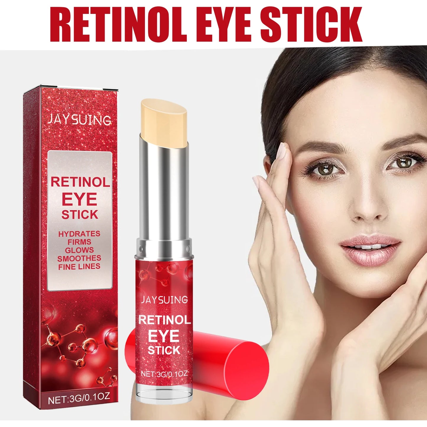 Retinol Eye Cream Anti Dark Circles Reduce Eye Fine Lines Remove Melanin Deep Moisturizing Firming Eyes Bags Care Essence Stick