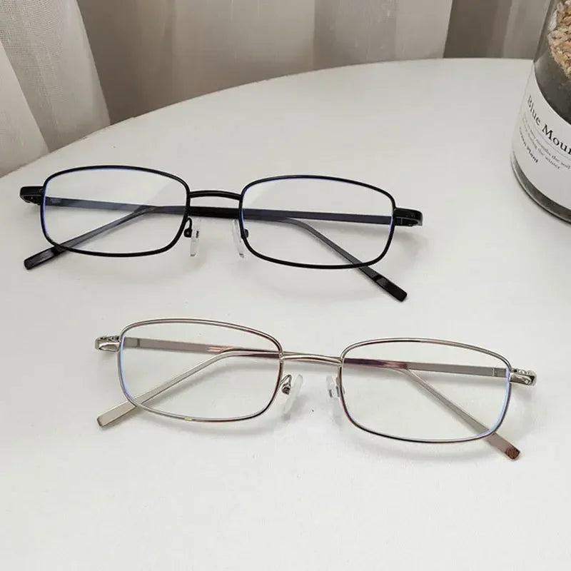 New Fashion Small Rectangle Sunglasses Men Women Vintage Square Driving Sun Glasses Luxury Brand Metal Frame Eyewear 선글라스