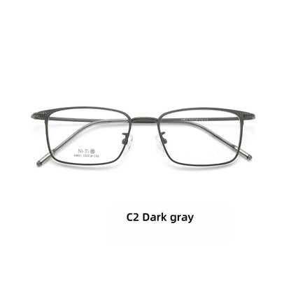 DIEDIESEE Advanced Business Men's Titanium Eyeframe High Elasticity Leg Optical Prescription Frame 34631