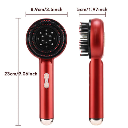 3-in-1 EMS Head Massager Scalp Brush Essential Oil Device for Hair Treatment Tools Fluid Nourishing Scalp Electric Massage Comb
