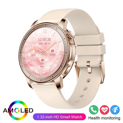 2024 New For Huawei Fashion Smart Watch Women Heart Rate  AMOLED HD Ladies Bracelet Call IP67 Waterproof Heart Rate Smartwatch