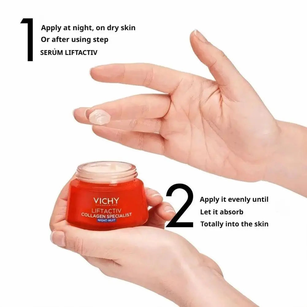Vichy 50ml Multi Effect Wash Free Face Cream Moisturizing, Brightening Firming Tighten And Moisturize Skin