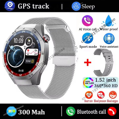 GT5 Pro GPS NFC Smart Watch Men 360*360 AMOLED Screen Heart rate Bluetooth Calls IP68 Waterproof Man Smartwatch For Android IOS