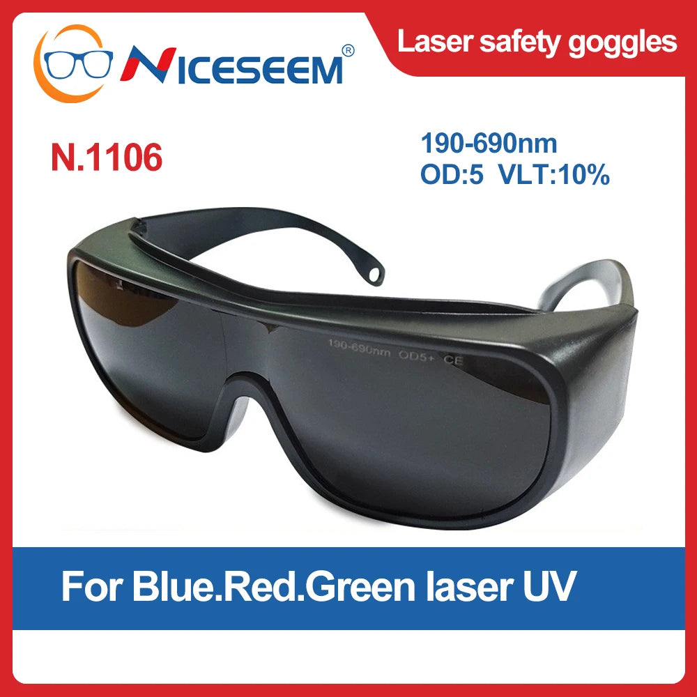 Professional Laser Safety Glasses Goggles 190nm-10600nm Eyewear Protective Eye Protection for Laser protective glasses certified
