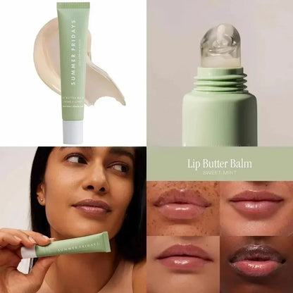 Summer Fridays Lip Balm Moisturizing Mirror Lip Gloss Lip Pink Sugar Coffee Cake Smell Vanilla Lipstick Transparent Oil Makeup