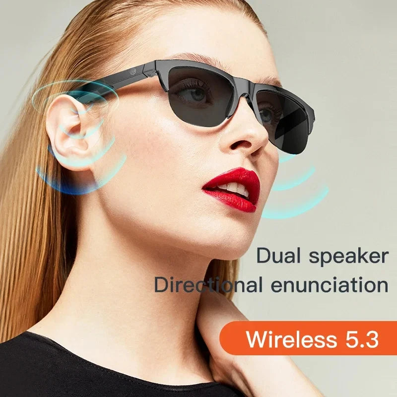 NEW Smart Sunglasses Glasses Bluetooth 5.3 Call Outdoor Sports Headphones HIFI Blue Light Waterproof Anti-UV For Men And Women