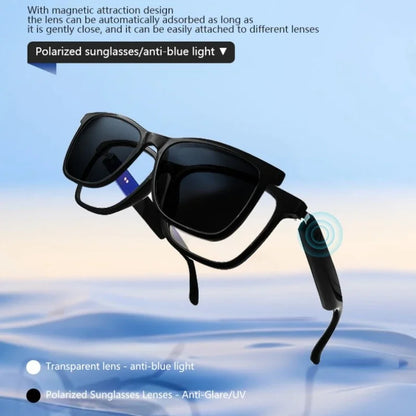 GS05 Upgrade Smart Glasses With Camera Video Recording AI  Photo Recognition Bluetooth Call Translation Voice Assistant Glasses