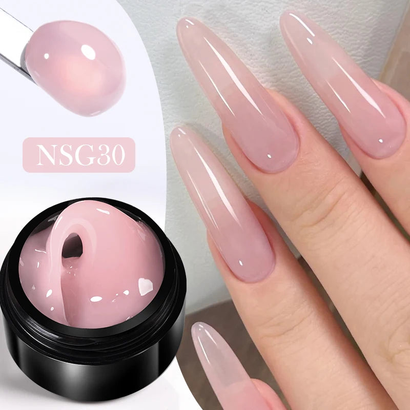Born Pretty 15ml Aurora 3D Shaping Non Stick Hand Nail Extension Gel Soak Off UV LED For Nail Building Manicure Construction Gel