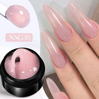 Born Pretty 15ml Aurora 3D Shaping Non Stick Hand Nail Extension Gel Soak Off UV LED For Nail Building Manicure Construction Gel