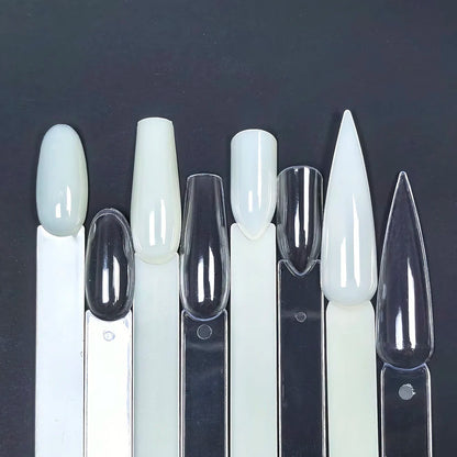 False Nail Tips Nail Swatch Nail Art Display Sticks Acrylic Fan Gel Nail Polish Showing Shelf 30/60 pcs Practice Manicure Tool