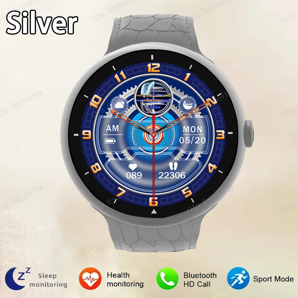 2025 New Outdoor Military Smart Watch Men Heart Rate Health Monitoring Wireless Bluetooth Call IP68 Sports Waterproof Smartwatch