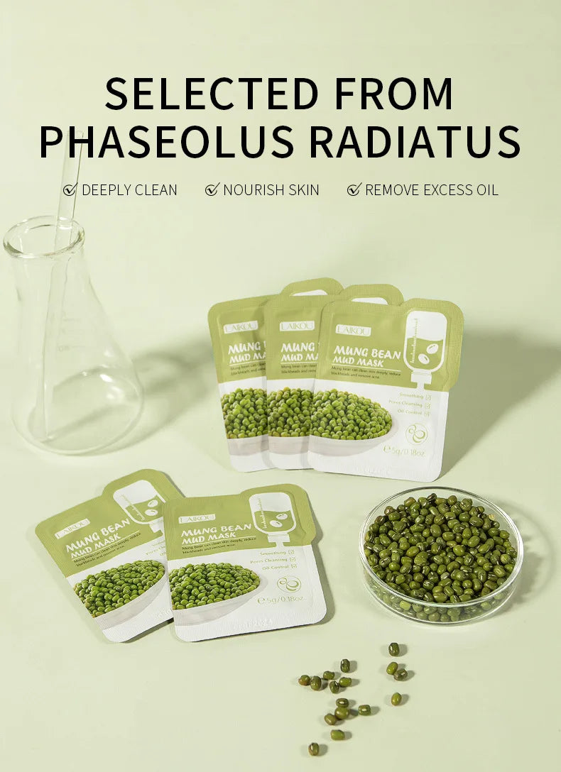 LAIKOU 5pcs Moisturizing Facial Mask Hydrating Sleeping Face Sheet Masks Repairing & Nourishing Night Face Mask Skin Care