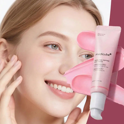 Pink Peptide Eye Cream Retinol Brightening Firming deeply repairs skin effectively improves firmness fades fine lines eyecare